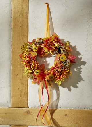 Herbstlicher Wandkranz