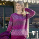 Pullover - Pullover mit Alpaka und tollem Farbverlauf – Farbe PINK-LILA-MULTICOLOR – Ansicht 1 Pullover - Pullover mit Alpaka und tollem Farbverlauf, in Größe L(44/46) bis XS(32/34), in Farbe PINK-LILA-MULTICOLOR – Farbe PINK-LILA-MULTICOLOR – Ansicht 1