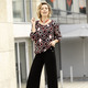 Culotten - Culotte mit Zierknöpfen – Farbe SCHWARZ – Ansicht 3 Culotten - Culotte mit Zierknöpfen, in Größe 018 bis 052, in Farbe SCHWARZ – Farbe SCHWARZ – Ansicht 3