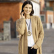 Jacken, Westen & Sets - Strickjacke in Grobstrick – Farbe CAMEL – Ansicht 2 Jacken, Westen & Sets - Strickjacke in Grobstrick, in Größe L(44/46) bis XL(48/50), in Farbe CAMEL – Farbe CAMEL – Ansicht 2