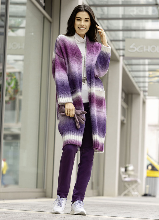 Hosen - Hose mit schmaler Beinweite, in Größe 018 bis 052, in Farbe VIOLA Ansicht 6