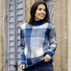 Pullover - Pullover in Jacquard-Dessin – Farbe JEANSBLAU-BLEU-WEISS – Ansicht 1 Pullover - Pullover in Jacquard-Dessin, in Größe L(44/46) bis XS(32/34), in Farbe JEANSBLAU-BLEU-WEISS – Farbe JEANSBLAU-BLEU-WEISS – Ansicht 1