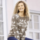 Pullover - Pullover aus superweichem Garn – Farbe TAUPE-ECRU – Ansicht 2 Pullover - Pullover aus superweichem Garn, in Größe L(44/46) bis XS(32/34), in Farbe TAUPE-ECRU – Farbe TAUPE-ECRU – Ansicht 2