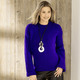 Pullover - Pullover in flauschig weichem Griff – Farbe ULTRAVIOLETT – Ansicht 1 Pullover - Pullover in flauschig weichem Griff, in Größe L(44/46) bis XS(32/34), in Farbe ULTRAVIOLETT – Farbe ULTRAVIOLETT – Ansicht 1