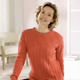 Pullover - Pullover in Strukturmix – Farbe TERRA Pullover - Pullover in Strukturmix, in Größe 038 bis 054, in Farbe MINT
