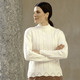 Pullover - Pullover in Strukturmix – Farbe WOLLWEISS – Ansicht 1 Pullover - Pullover in Strukturmix, in Größe L(44/46) bis XS(32/34), in Farbe WOLLWEISS – Farbe WOLLWEISS – Ansicht 1