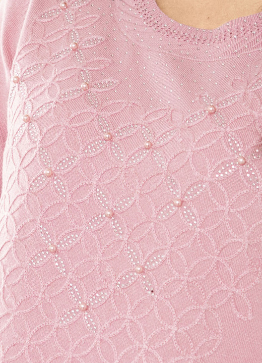 SALE % - Pullover in weichem Feinstrick, in Größe L(44/46) bis XXL(52/54), in Farbe ROSÉ Ansicht 3