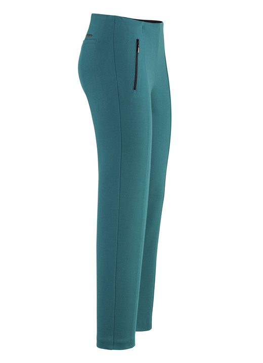 - Jerseyhose mit Reißverschluss-Taschen, in Größe 018 bis 052, in Farbe PETROL Ansicht 1