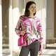 Pullover - Pullover in Jacquard-Dessin – Farbe FUCHSIA-GRAU-HELLGRAU – Ansicht 3 Pullover - Pullover in Jacquard-Dessin, in Größe 036 bis 052, in Farbe FUCHSIA-GRAU-HELLGRAU – Farbe FUCHSIA-GRAU-HELLGRAU – Ansicht 3