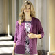 Jacken, Westen & Sets - Strickjacke mit dekorativer Struktur – Farbe MAUVE – Ansicht 1 Jacken, Westen & Sets - Strickjacke mit dekorativer Struktur, in Größe 038 bis 054, in Farbe MAUVE – Farbe MAUVE – Ansicht 1
