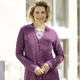 Jacken, Westen & Sets - Strickjacke mit dekorativer Struktur – Farbe MAUVE – Ansicht 4 Jacken, Westen & Sets - Strickjacke mit dekorativer Struktur, in Größe 038 bis 054, in Farbe MAUVE – Farbe MAUVE – Ansicht 4