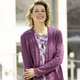 Jacken, Westen & Sets - Strickjacke mit dekorativer Struktur – Farbe MAUVE – Ansicht 5 Jacken, Westen & Sets - Strickjacke mit dekorativer Struktur, in Größe 038 bis 054, in Farbe MAUVE – Farbe MAUVE – Ansicht 5