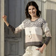 Pullover - Pullover in Feinstrick – Farbe ECRU-BEIGE-BRAUN – Ansicht 2 Pullover - Pullover in Feinstrick, in Größe 036 bis 052, in Farbe ECRU-GRAU-ANTHRAZIT – Farbe ECRU-BEIGE-BRAUN – Ansicht 2