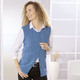 Jacken, Westen & Sets - Strickweste aus Melangegarn – Farbe JEANSBLAU MELIERT – Ansicht 1 Jacken, Westen & Sets - Strickweste aus Melangegarn, in Größe 036 bis 052, in Farbe JEANSBLAU MELIERT – Farbe JEANSBLAU MELIERT – Ansicht 1