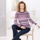 Pullover - Pullover in Garnmix, in Größe L(44/46) bis XXL(52/54), in Farbe KORALLE-MARINE-MULTICOLOR – Farbe KORALLE-MARINE-MULTICOLOR – Ansicht 5