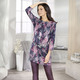Leggings - Leggings in feiner Glanz-Optik, in Größe 034 bis 058, in Farbe AUBERGINE – Farbe AUBERGINE – Ansicht 2