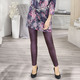 Leggings - Leggings in feiner Glanz-Optik – Farbe AUBERGINE – Ansicht 1 Leggings - Leggings in feiner Glanz-Optik, in Größe 034 bis 058, in Farbe AUBERGINE – Farbe AUBERGINE – Ansicht 1