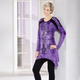 Longshirts - Longshirt in aktueller Batik-Optik in 2 Farben – Farbe LILA BATIK – Ansicht 2 Longshirts - Longshirt in aktueller Batik-Optik in 2 Farben, in Größe 038 bis 056, in Farbe LILA BATIK – Farbe LILA BATIK – Ansicht 2