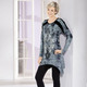 Longshirts - Longshirt in aktueller Batik-Optik in 2 Farben – Farbe GRAU BATIK – Ansicht 2 Longshirts - Longshirt in aktueller Batik-Optik in 2 Farben, in Größe 038 bis 056, in Farbe LILA BATIK – Farbe GRAU BATIK – Ansicht 2
