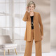 Klaus Modelle - Angesagte Hose in modischer Weite – Farbe CAMEL – Ansicht 4 Klaus Modelle - Angesagte Hose in modischer Weite, in Größe 018 bis 052, in Farbe SCHWARZ – Farbe CAMEL – Ansicht 4