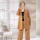 Shirtjacken - Shirtjacke in verschlussloser Form in 4 Farben – Farbe CAMEL – Ansicht 2 Shirtjacken - Shirtjacke in verschlussloser Form in 4 Farben, in Größe 038 bis 054, in Farbe CAMEL – Farbe CAMEL – Ansicht 2