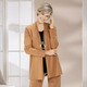 Shirtjacken - Shirtjacke in verschlussloser Form in 4 Farben – Farbe CAMEL – Ansicht 3 Shirtjacken - Shirtjacke in verschlussloser Form in 4 Farben, in Größe 038 bis 054, in Farbe CAMEL – Farbe CAMEL – Ansicht 3