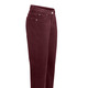 Hosen - Samtweiche Hose in 5-Pocket-Form – Farbe BORDEAUX – Ansicht 1 Hosen - Samtweiche Hose in 5-Pocket-Form, in Größe 017 bis 050, in Farbe SCHWARZ – Farbe BORDEAUX – Ansicht 1