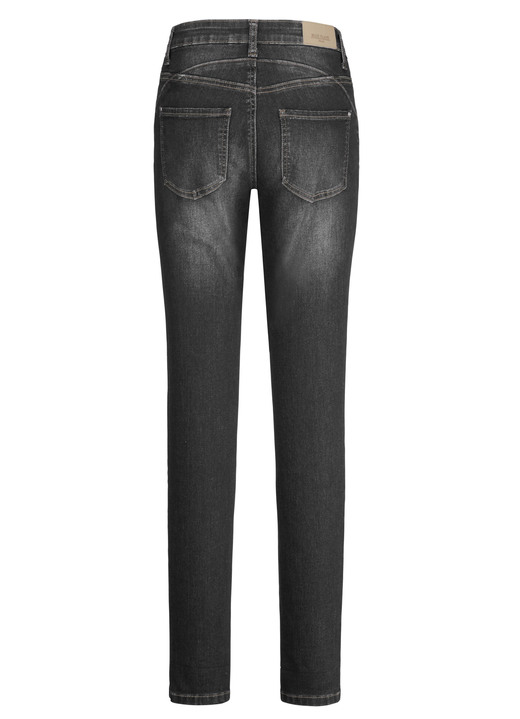Hosen - Jeans mit Push-up-Effekt, in Größe 017 bis 050, in Farbe DUNKELBLAU Ansicht 6