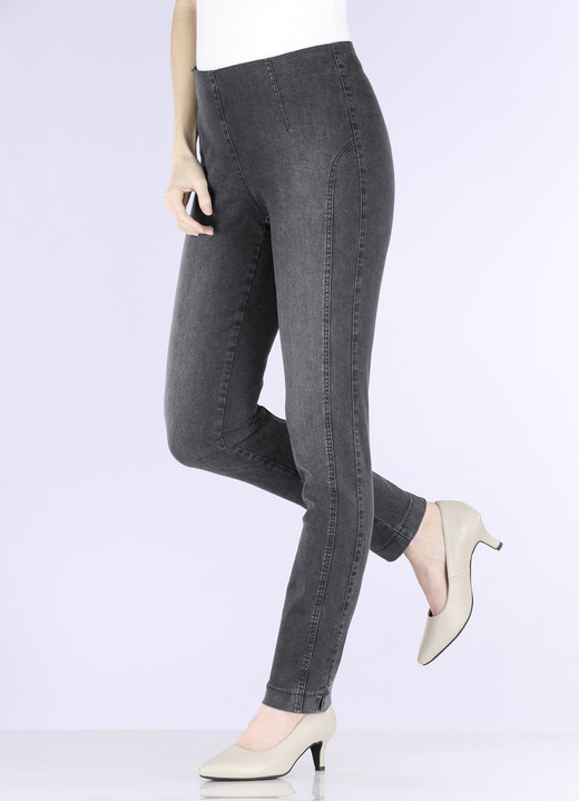 Hosen - Jeans in Schlupfform, in Größe 018 bis 052, in Farbe DUNKELBLAU Ansicht 6