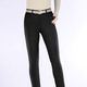Damenmode - Hose in 4-Pocket Form – Farbe SCHWARZ – Ansicht 3 Damenmode - Hose in 4-Pocket Form, in Größe 017 bis 050, in Farbe BROMBEER – Farbe SCHWARZ – Ansicht 3
