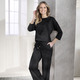 Klaus Modelle - Angesagte Hose in modischer Weite – Farbe SCHWARZ – Ansicht 4 Klaus Modelle - Angesagte Hose in modischer Weite, in Größe 018 bis 052, in Farbe SCHWARZ – Farbe SCHWARZ – Ansicht 4