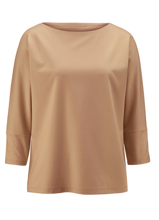 Klaus Modelle - Shirt mit rundem Halsausschnitt Ansicht 5 Klaus Modelle - Shirt mit rundem Halsausschnitt, in Größe 036 bis 052, in Farbe BORDEAUX Ansicht 5