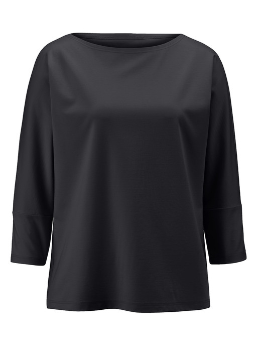 Klaus Modelle - Shirt mit rundem Halsausschnitt Ansicht 7 Klaus Modelle - Shirt mit rundem Halsausschnitt, in Größe 036 bis 052, in Farbe BORDEAUX Ansicht 7