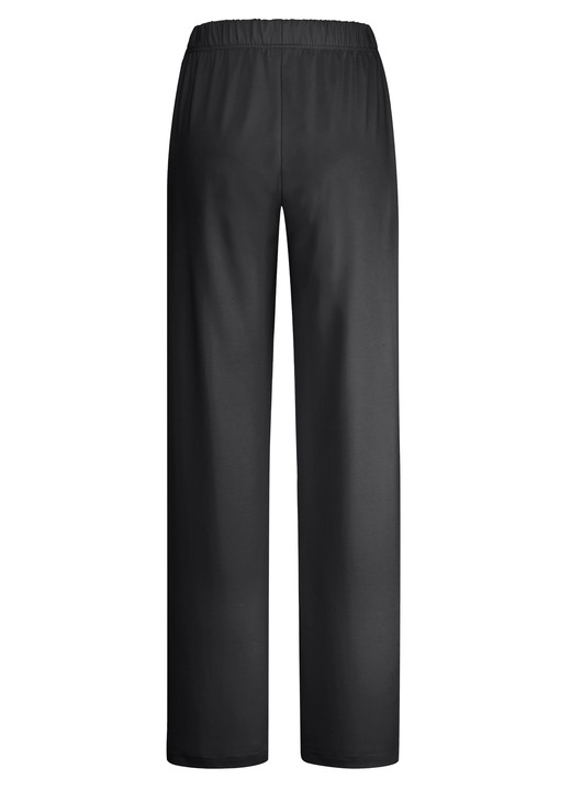 Klaus Modelle - Angesagte Hose in modischer Weite Ansicht 2 Klaus Modelle - Angesagte Hose in modischer Weite, in Größe 018 bis 052, in Farbe SCHWARZ Ansicht 2