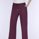 Klaus Modelle - Angesagte Hose in modischer Weite – Farbe BORDEAUX – Ansicht 3 Klaus Modelle - Angesagte Hose in modischer Weite, in Größe 018 bis 052, in Farbe SCHWARZ – Farbe BORDEAUX – Ansicht 3