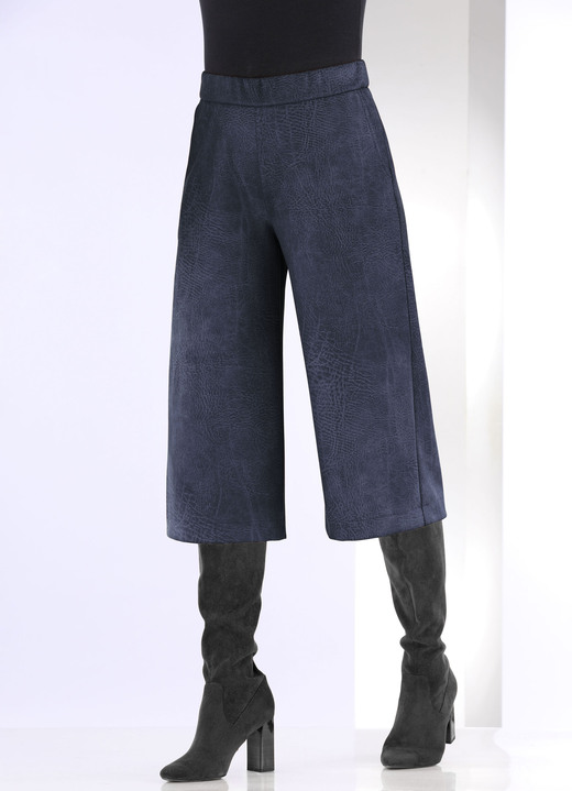 Damenmode - Hose in Schlupfform, in Größe 036 bis 052, in Farbe MARINE Ansicht 3