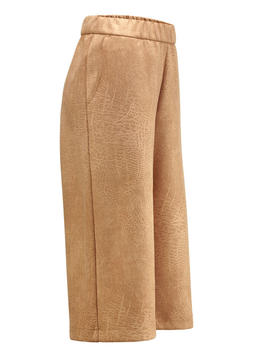 Damenmode - Hose in Schlupfform, in Größe 036 bis 052, in Farbe CAMEL Ansicht 1