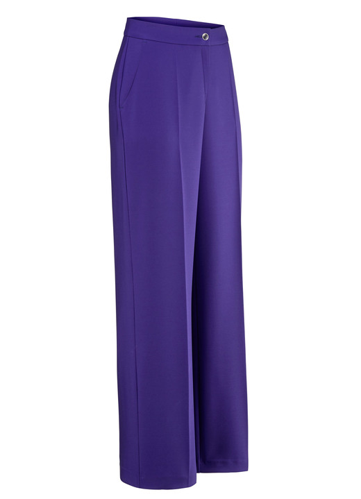 Hosen - Hose in bequemer Weite Ansicht 4 Hosen - Hose in bequemer Weite, in Größe 018 bis 052, in Farbe SCHWARZ Ansicht 4