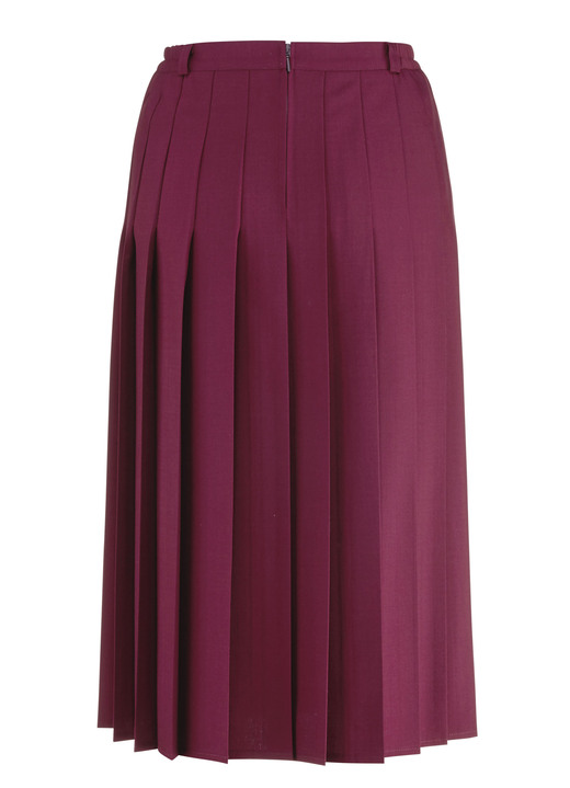 Röcke - Rock mit figurgünstigen Rundumfalten, in Größe 019 bis 054, in Farbe MARINE Ansicht 6