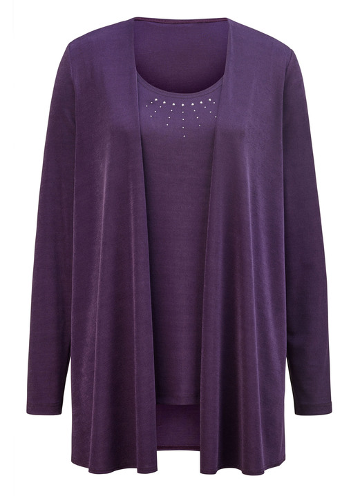 Shirts - Hinreißendes Twin-Set Ansicht 6 Shirts - Hinreißendes Twin-Set, in Größe 038 bis 056, in Farbe PETROL Ansicht 6