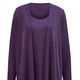 Shirts - Hinreißendes Twin-Set – Farbe VIOLETT – Ansicht 1 Shirts - Hinreißendes Twin-Set, in Größe 038 bis 056, in Farbe ROYALBLAU – Farbe VIOLETT – Ansicht 1