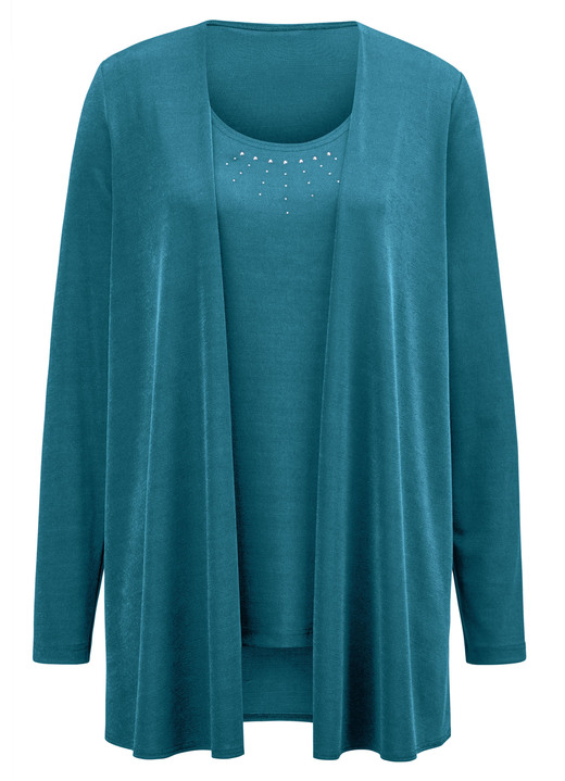 Shirts - Hinreißendes Twin-Set, in Größe 038 bis 056, in Farbe VIOLETT Ansicht 16