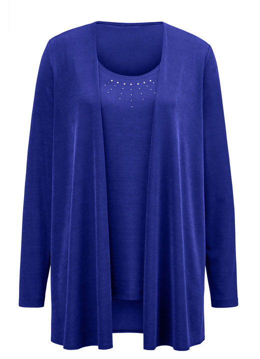 Mode - Hinreißendes Twin-Set Mode - Hinreißendes Twin-Set, in Größe 038 bis 056, in Farbe ROYALBLAU