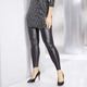 Leggings - Leggings in feiner Glanz-Optik – Farbe SCHWARZ – Ansicht 1 Leggings - Leggings in feiner Glanz-Optik, in Größe 034 bis 058, in Farbe AUBERGINE – Farbe SCHWARZ – Ansicht 1