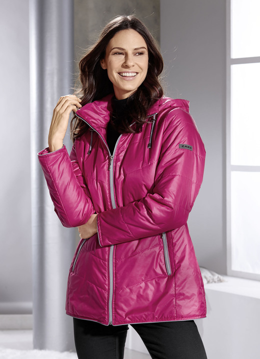 Jacken, Mäntel, Blazer - Jacke mit Reißverschlusstaschen Ansicht 7 Jacken, Mäntel, Blazer - Jacke mit Reißverschlusstaschen, in Größe 038 bis 054, in Farbe PETROL Ansicht 7