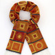 Tücher & Schals - Schal mit geometrischen Formen, in Farbe SAFRAN-ORANGE – Farbe SAFRAN-ORANGE – Ansicht 1