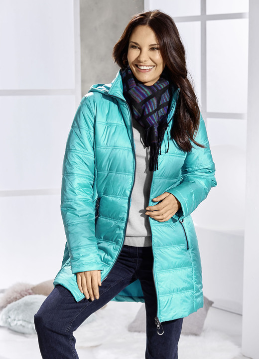 Jacken, Mäntel, Blazer - Jacke mit 2-Wege-Reißverschluss, in Größe 036 bis 052, in Farbe PAZIFIK Ansicht 3