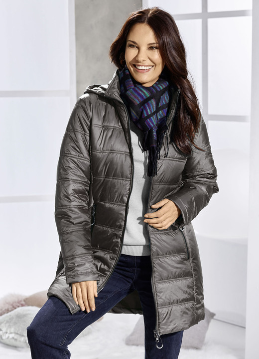 Jacken, Mäntel, Blazer - Jacke mit 2-Wege-Reißverschluss, in Größe 036 bis 052, in Farbe PAZIFIK Ansicht 6