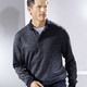 Hemden, Pullover & Shirts - Poloshirt mit Strickkragen – Farbe MARINE MELIERT – Ansicht 2 Hemden, Pullover & Shirts - Poloshirt mit Strickkragen, in Größe 046 bis 064, in Farbe MARINE MELIERT – Farbe MARINE MELIERT – Ansicht 2