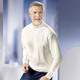 Hemden, Pullover & Shirts - Pullover mit Strukturdessin in 3 Farben – Farbe WOLLWEISS – Ansicht 1 Hemden, Pullover & Shirts - Pullover mit Strukturdessin in 3 Farben, in Größe 046 bis 062, in Farbe MARINE – Farbe WOLLWEISS – Ansicht 1